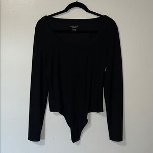 American Eagle Outfitters Black Long Sleeve Bodysuit